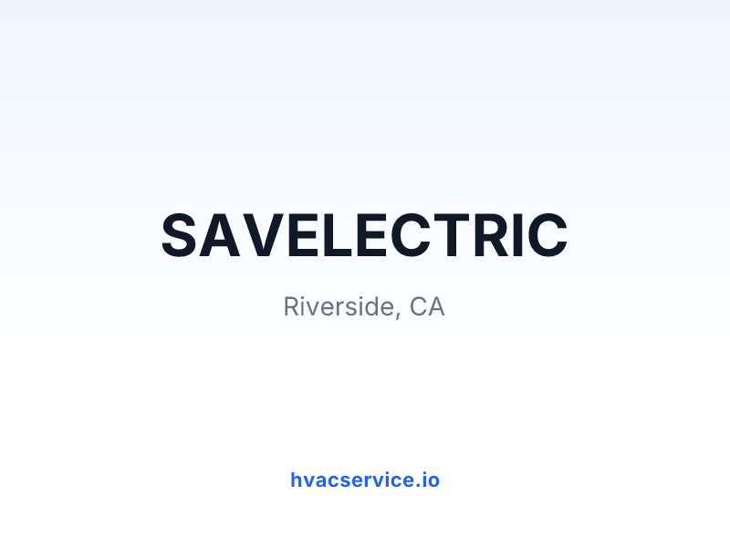 SAVELECTRIC