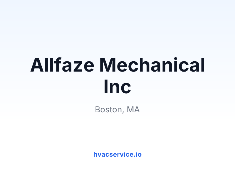 Allfaze Mechanical Inc