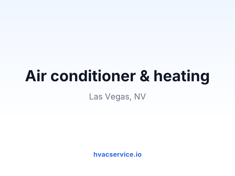 Air conditioner & heating
