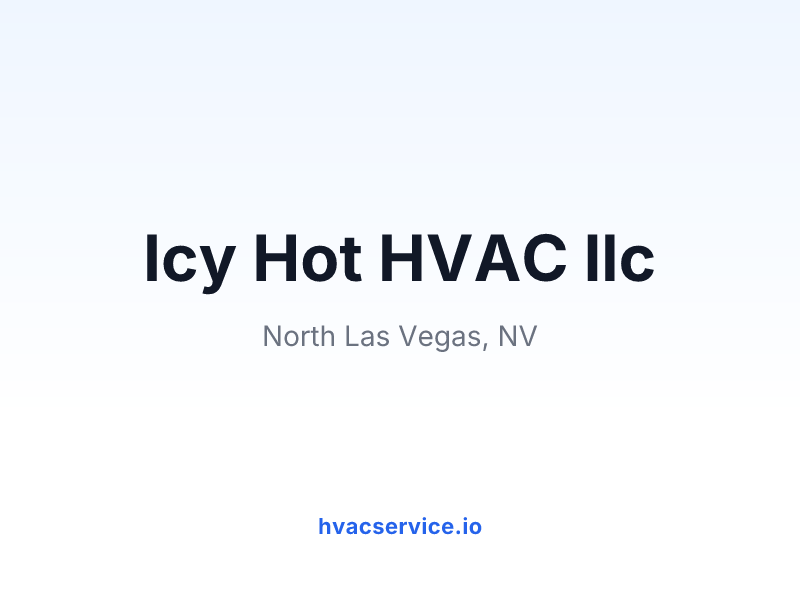 Icy Hot HVAC llc
