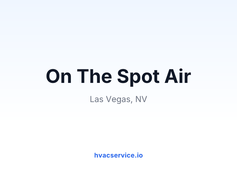 On The Spot Air