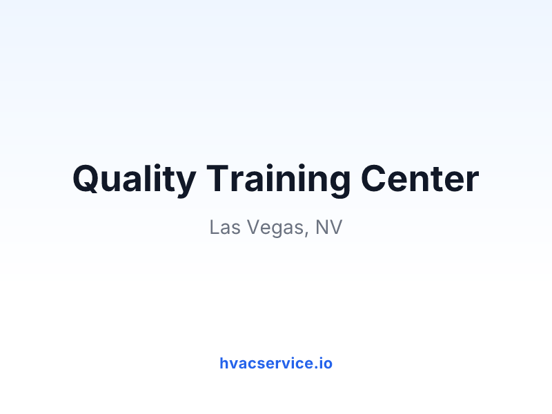 Quality Training Center