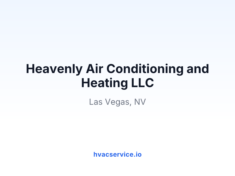 Heavenly Air Conditioning and Heating LLC