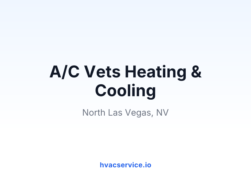 A/C Vets Heating & Cooling