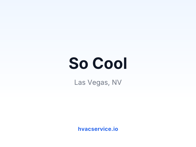 So Cool