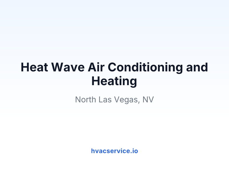 Heat Wave Air Conditioning and Heating