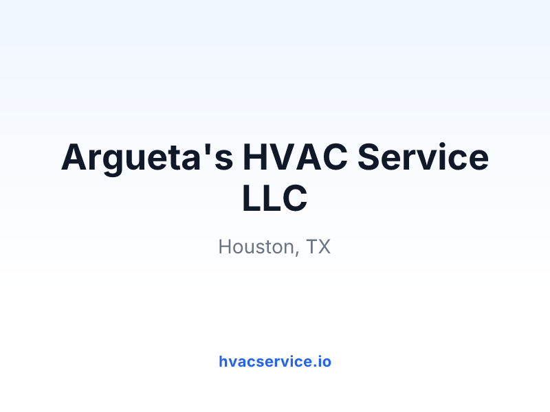 Argueta's HVAC Service LLC
