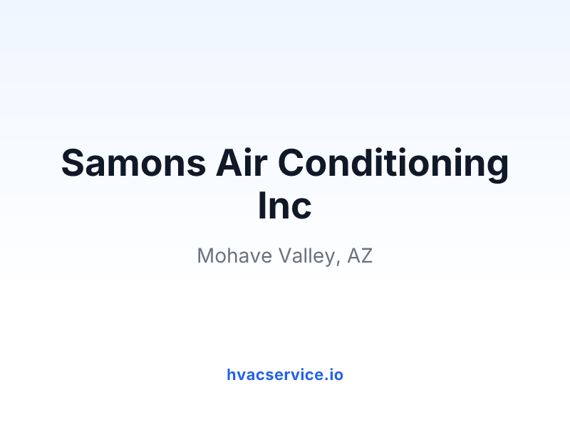 Samons Air Conditioning Inc