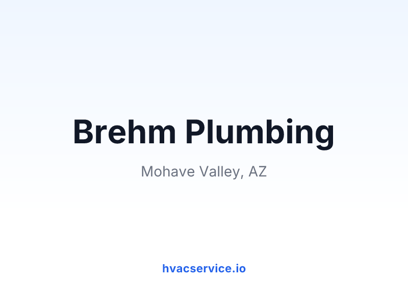 Brehm Plumbing