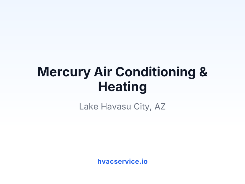Mercury Air Conditioning & Heating