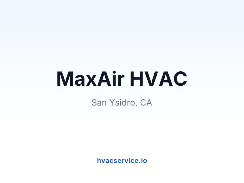 MaxAir HVAC
