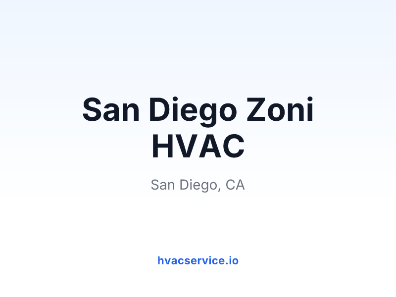 San Diego Zoni HVAC