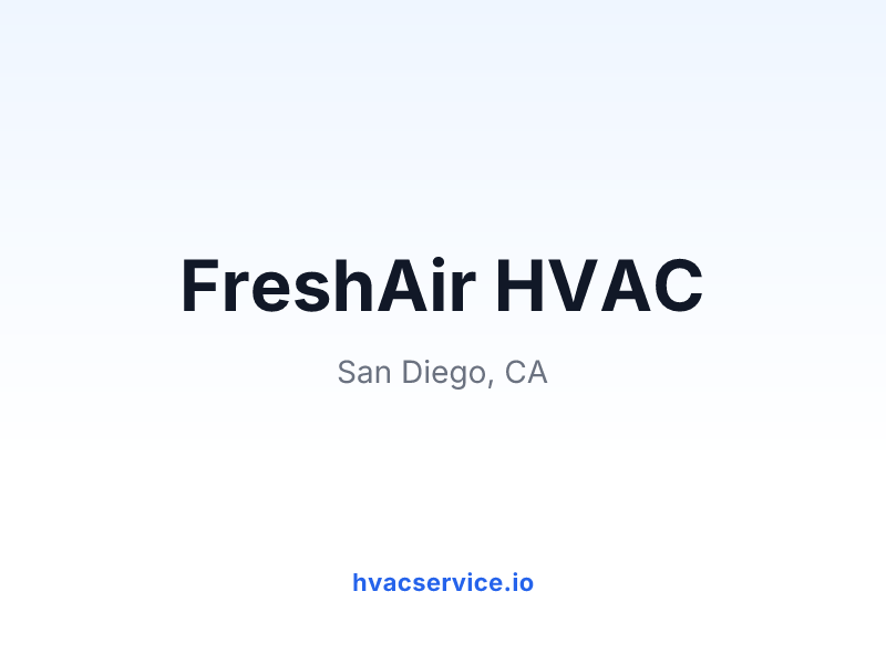 FreshAir HVAC