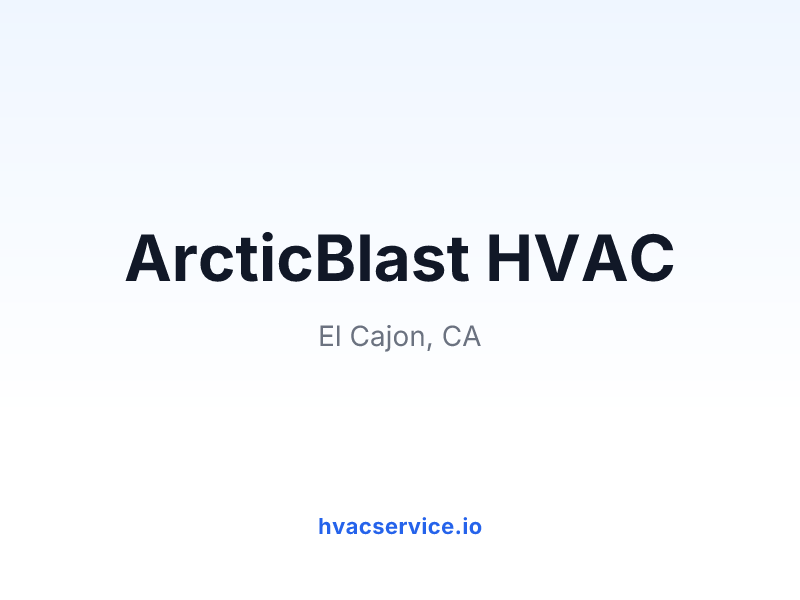 ArcticBlast HVAC