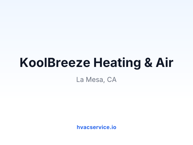 KoolBreeze Heating & Air