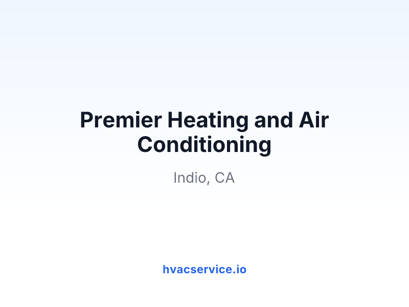 Premier Heating and Air Conditioning