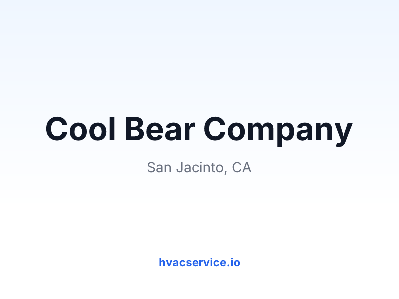 Cool Bear Company