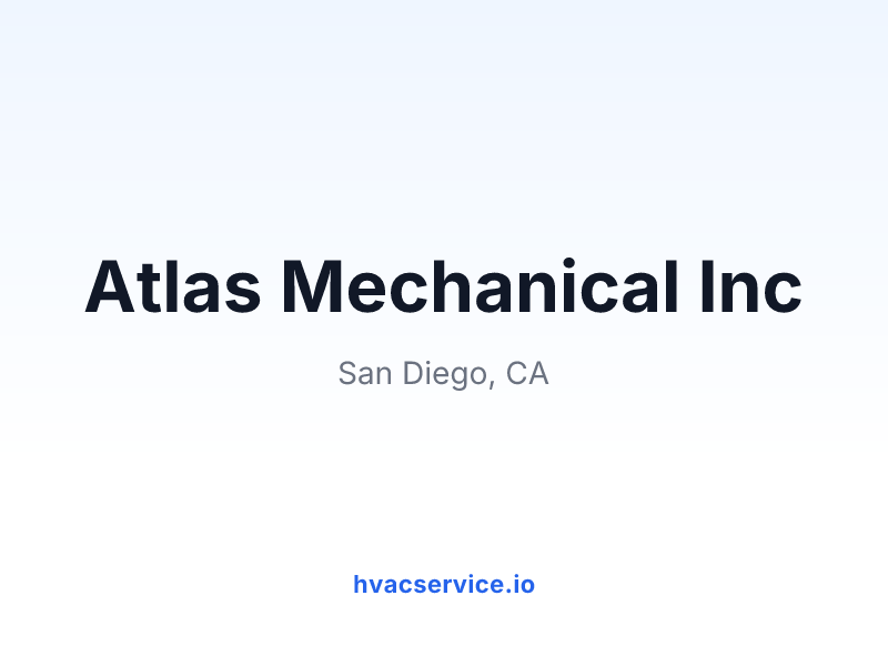Atlas Mechanical Inc