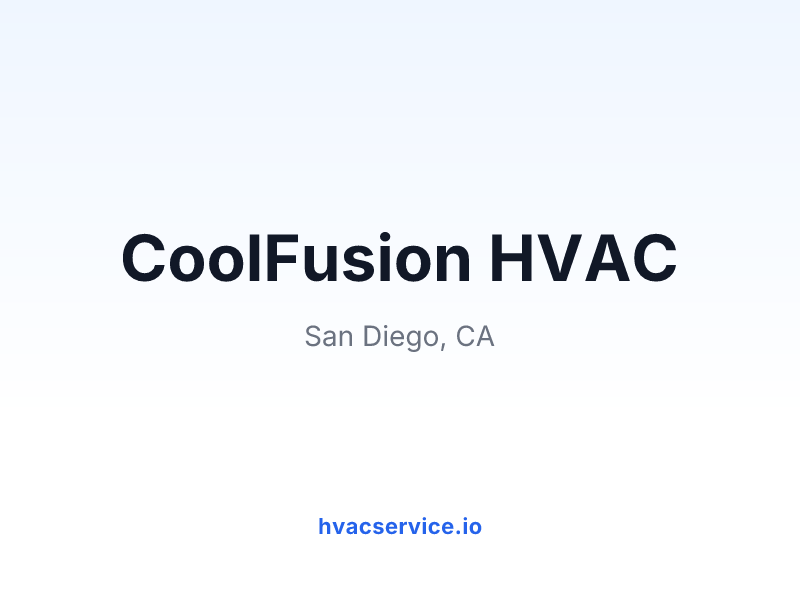 CoolFusion HVAC