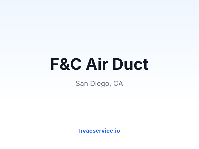 F&C Air Duct