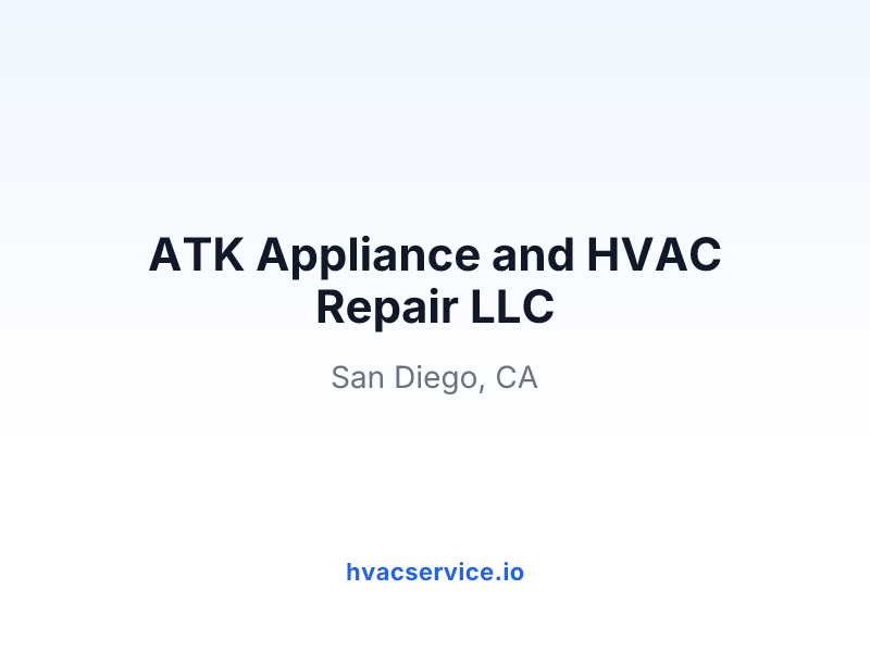 ATK Appliance and HVAC Repair LLC