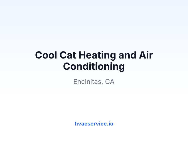 Cool Cat Heating and Air Conditioning