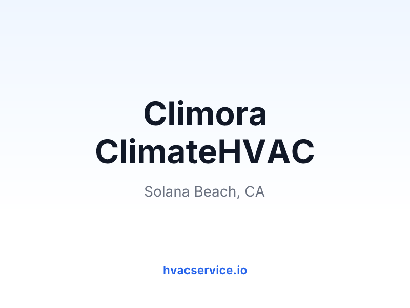 Climora ClimateHVAC