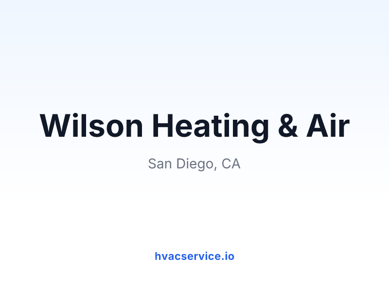 Wilson Heating & Air