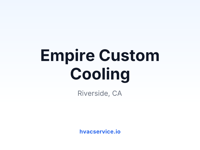 Empire Custom Cooling