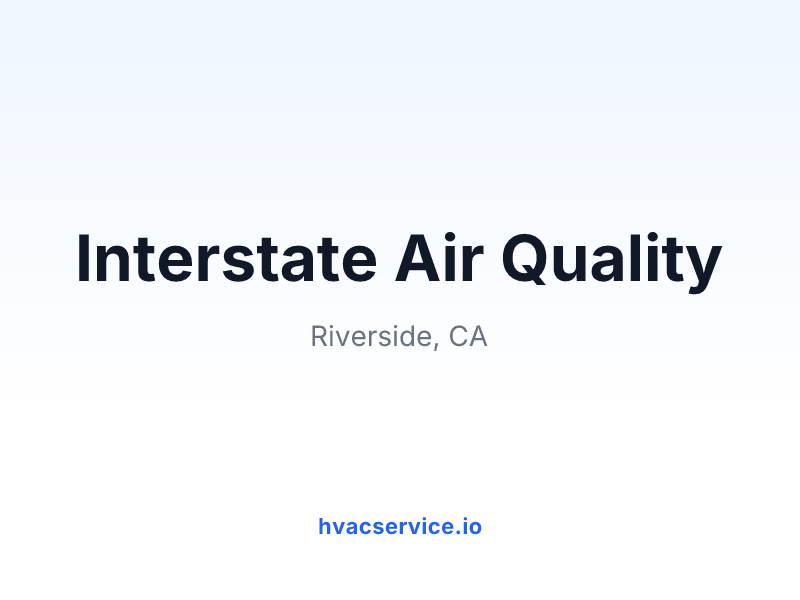Interstate Air Quality