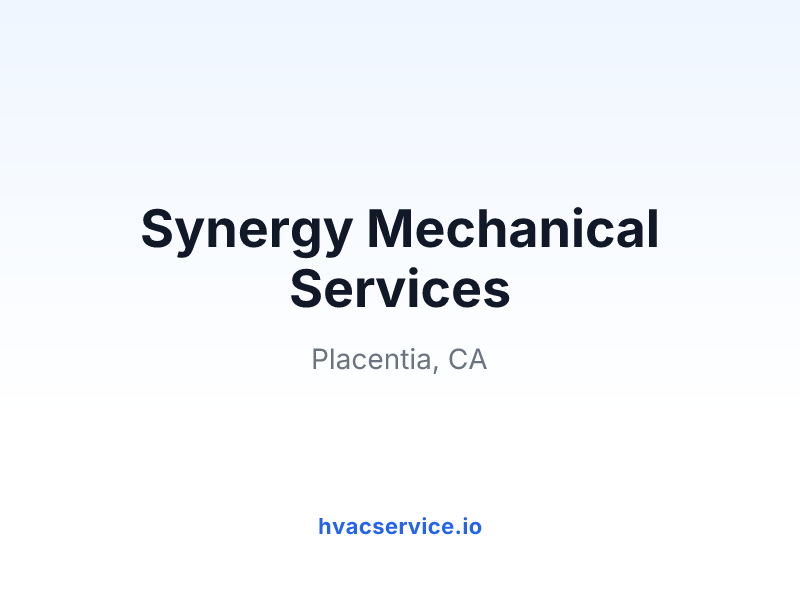 Synergy Mechanical Services