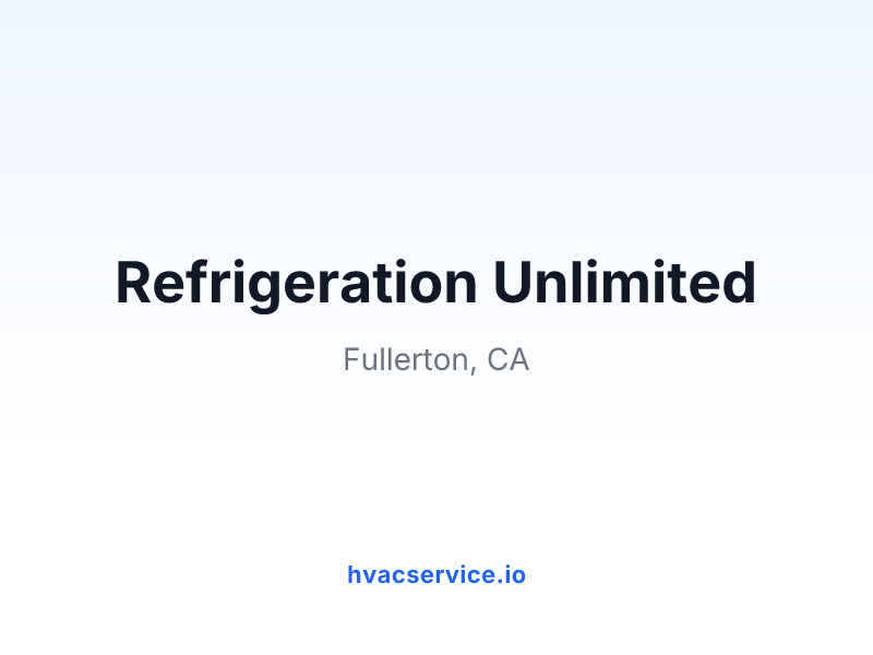 Refrigeration Unlimited