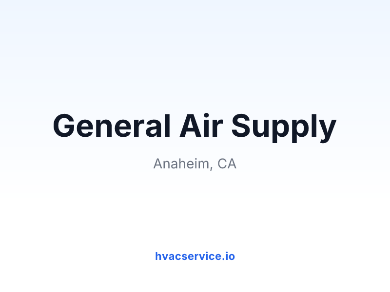 General Air Supply