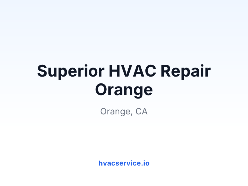 Superior HVAC Repair
