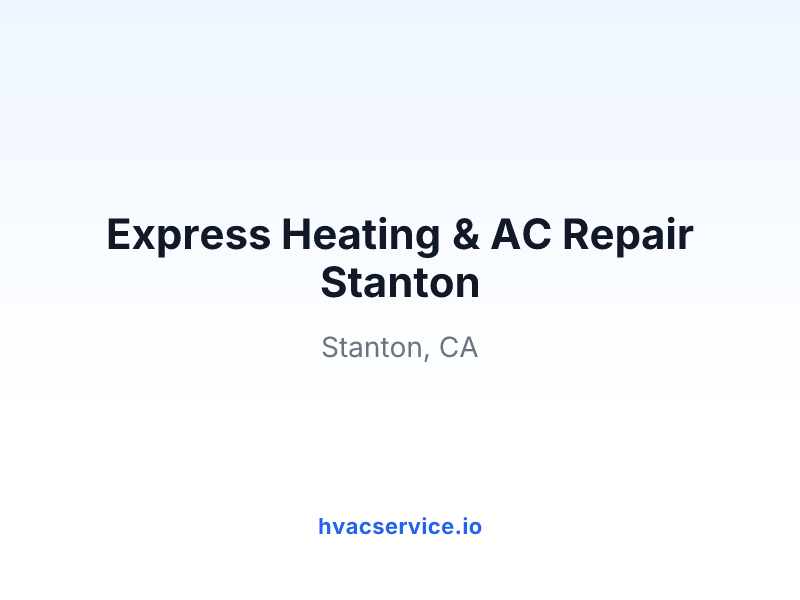 Express Heating & AC Repair