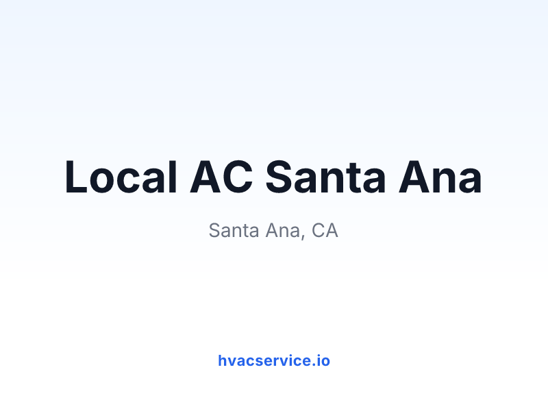 Local AC Santa Ana