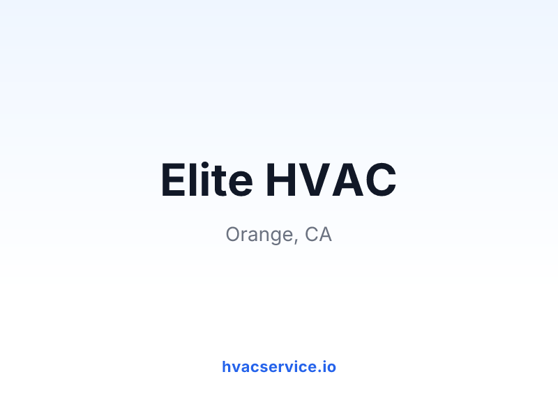 Elite HVAC