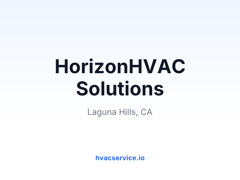 HorizonHVAC Solutions