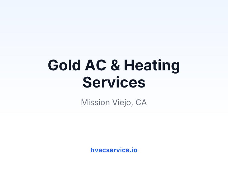Gold AC & Heating Services