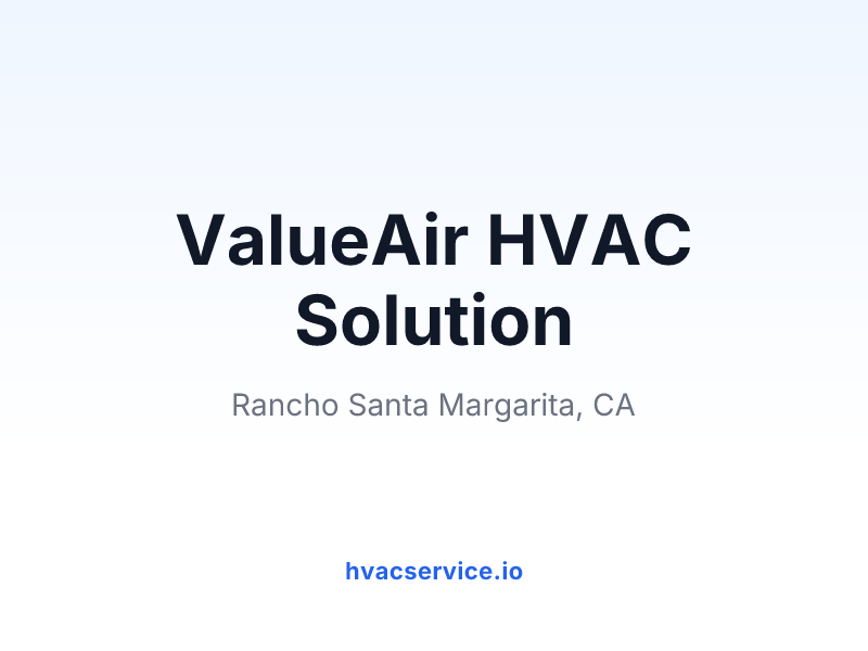ValueAir HVAC Solution