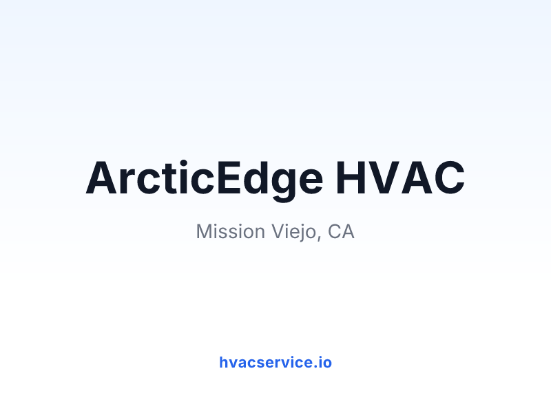 ArcticEdge HVAC