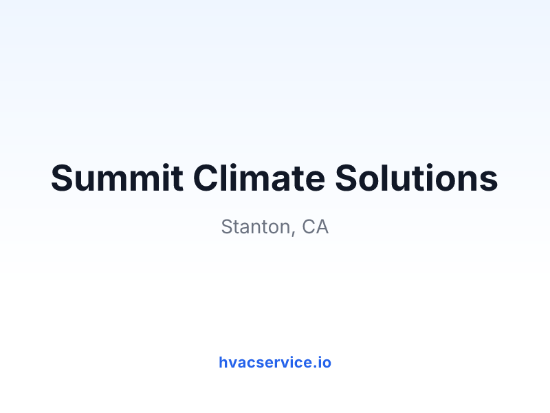 Summit Climate Solutions