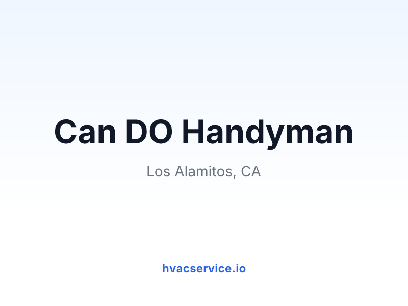 Can DO Handyman