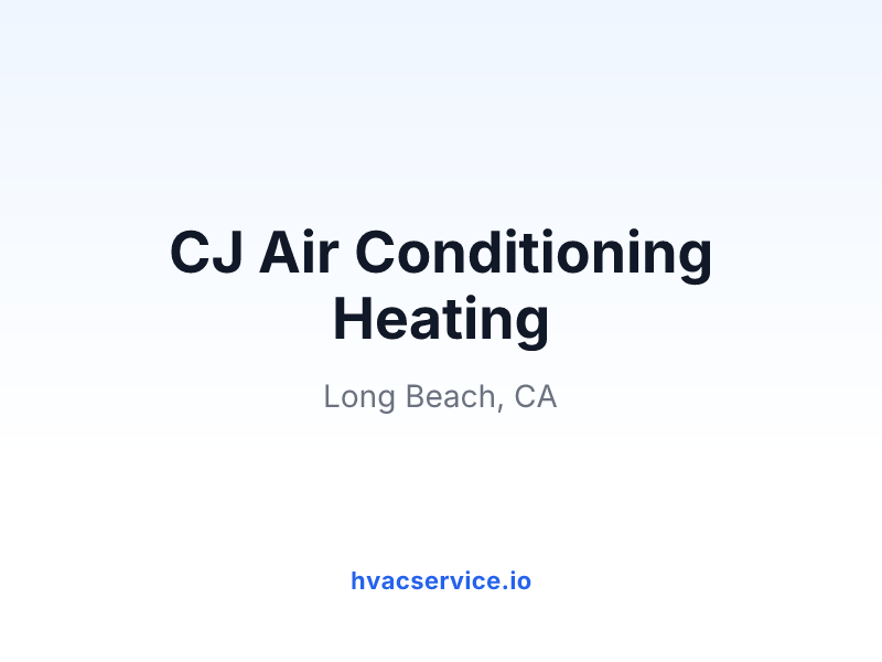 CJ Air Conditioning Heating