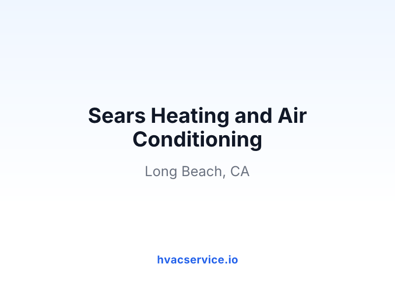 Sears Heating and Air Conditioning