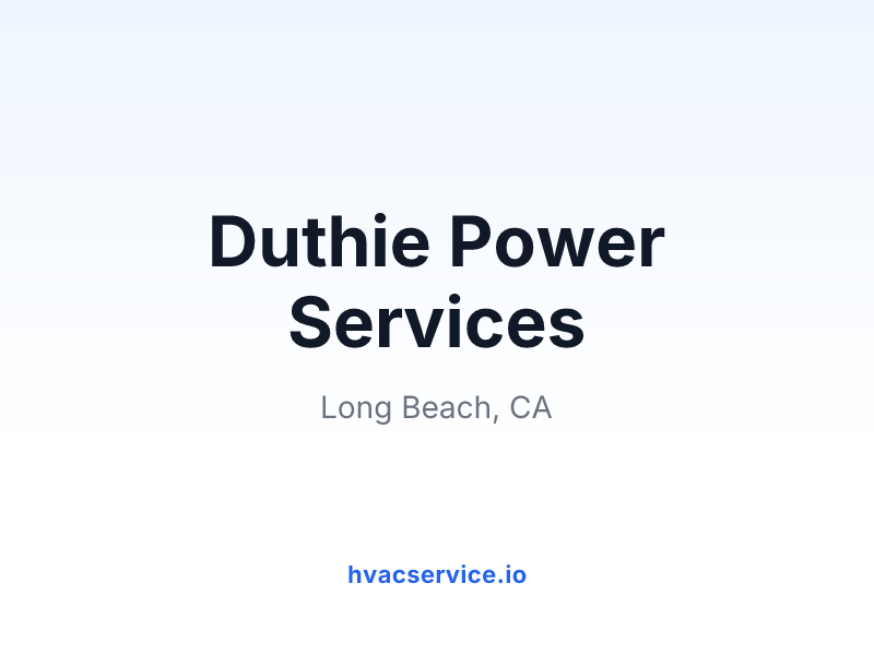 Duthie Power Services