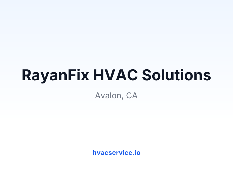 RayanFix HVAC Solutions