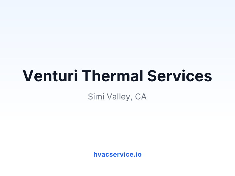 Venturi Thermal Services