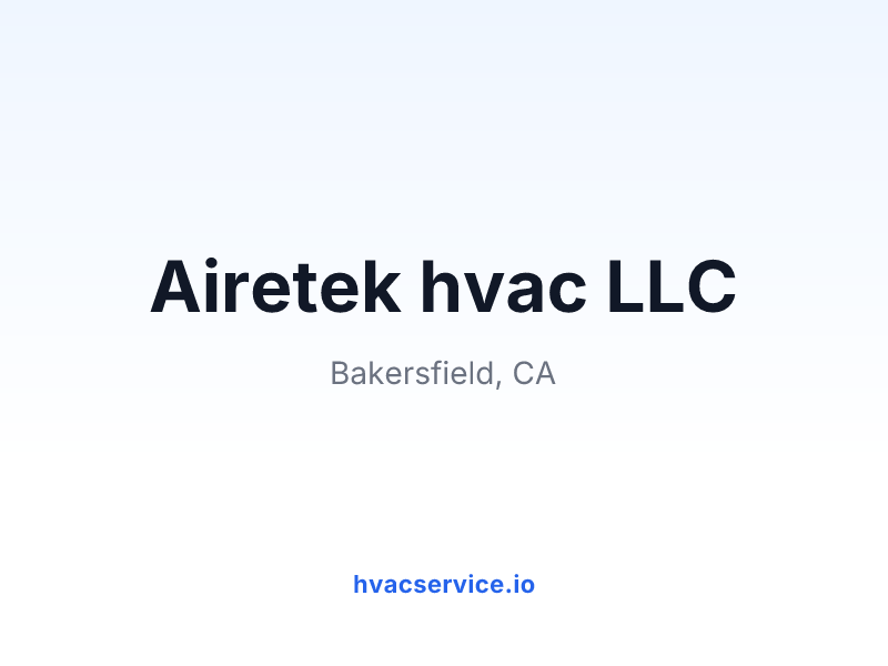 Airetek hvac LLC