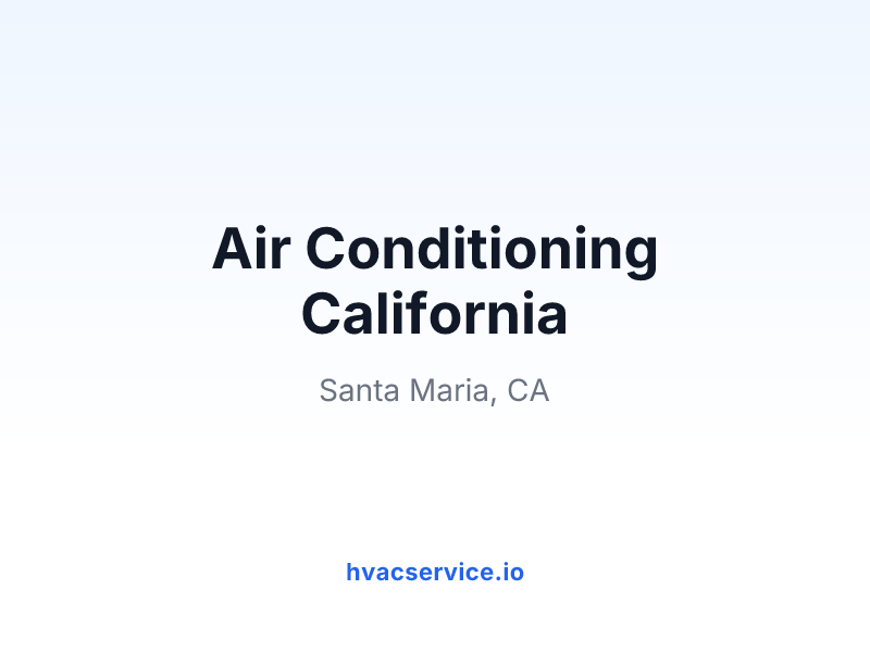 Air Conditioning California